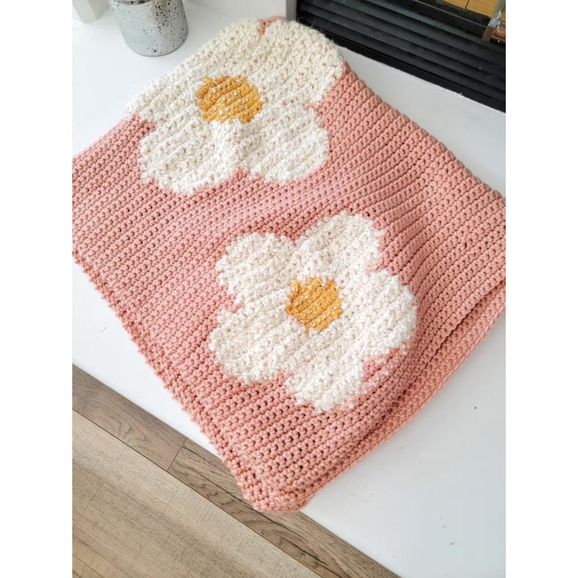 The Strawberry Flowers Throw