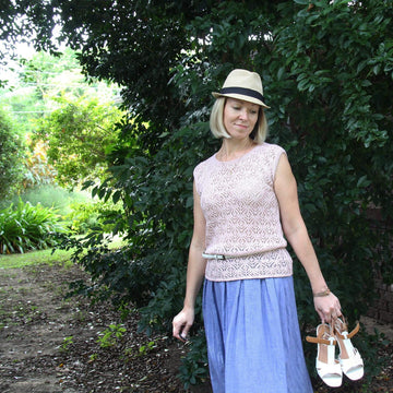 Pearl Flowers Top