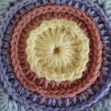 Sunset Square Pattern