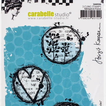 Carabelle Studio Cling Stamp A6 By Birgit Koopsen - Playful Circles