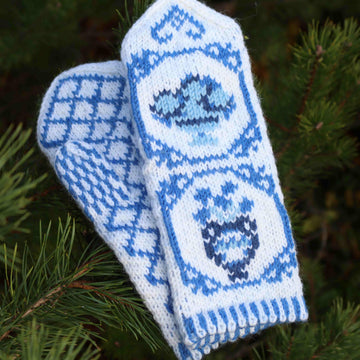 Delft mittens