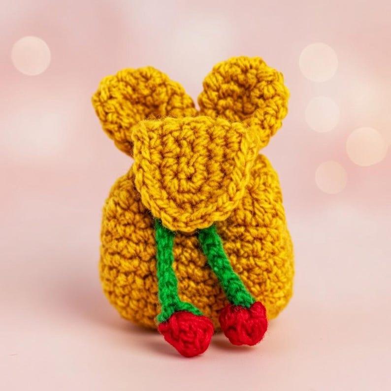 Crochet Mini Backpack Keychain Pattern PDF – Bag Charm DIY – Easy Crochet Keyring + Video Tutorial