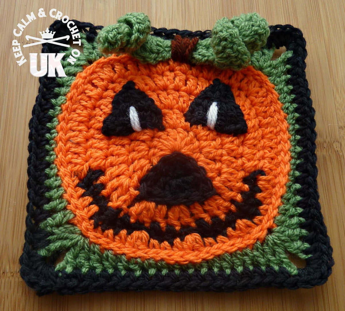 Jack O Lantern / Pumpkin Afghan Square