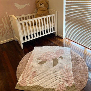Sea Turtle Ocean Baby Blanket