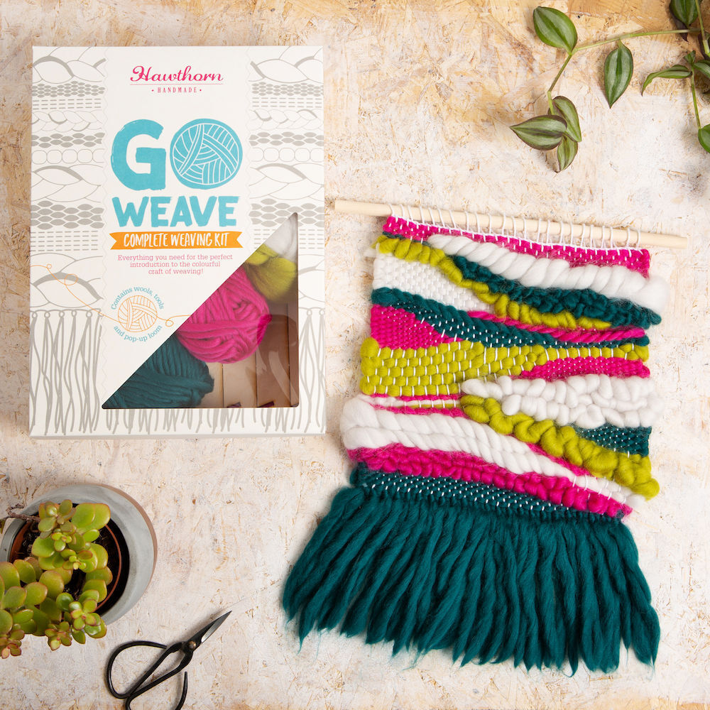 Hawthorn Handmade Go Weave Weaving Kit - Hullaballoo - WKHULLA