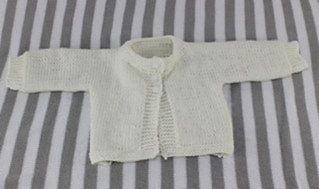 New Baby Simple Onepiece Matinee Coat