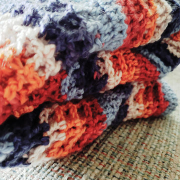 Tire Tracks Variations Afghan