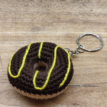 Round Donut keychain