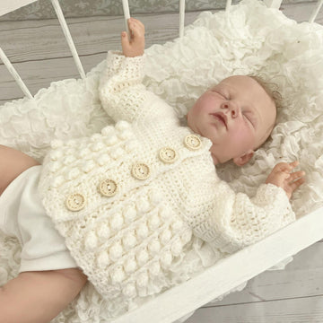 521- Bobble Cardigan Crochet Pattern -519