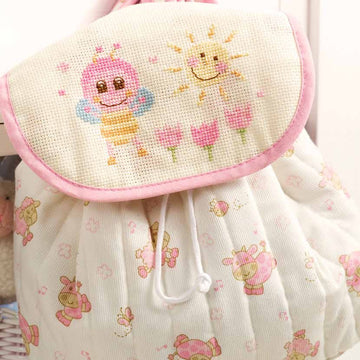 Friends Are Forever  - Cute Pink Bee Rucksack in Anchor - Downloadable PDF