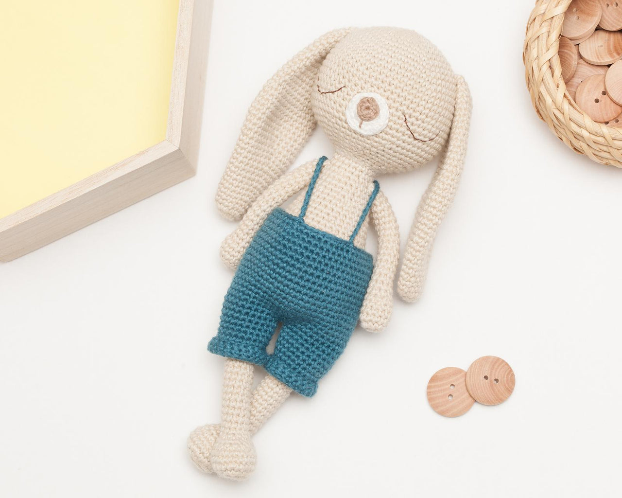 Crochet bunny pattern, amigurumi bunny