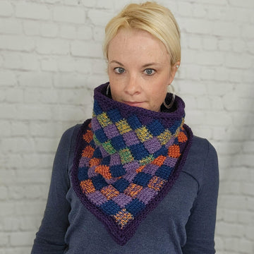Entrelac Bandana