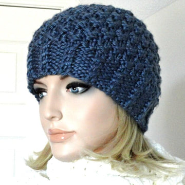 Pattern Women Hat Knit Beanie