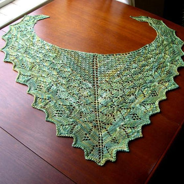 Butterfly forest shawl