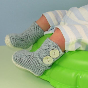 Baby 2 Button Booties