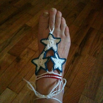 Stars and Stripes Barefoot Sandal