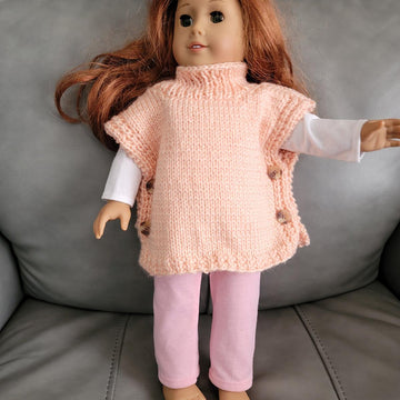 Doll Poncho for 18" doll