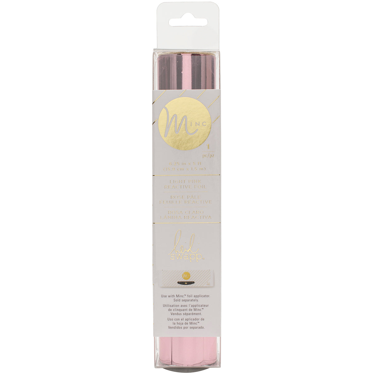 American Crafts Heidi Swapp Minc Reactive Foil 6"X5' Roll - Light Pink