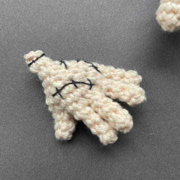 Wednesday amigurumi doll