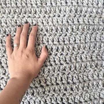 Beginner Chunky Crochet Blanket