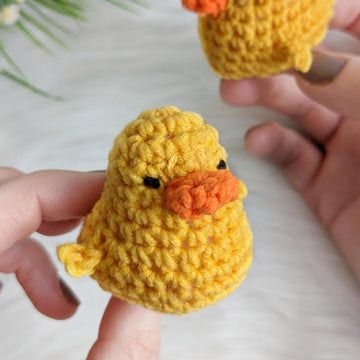 Crochet duck pattern, amigurumi rubber duck easy crochet pattern