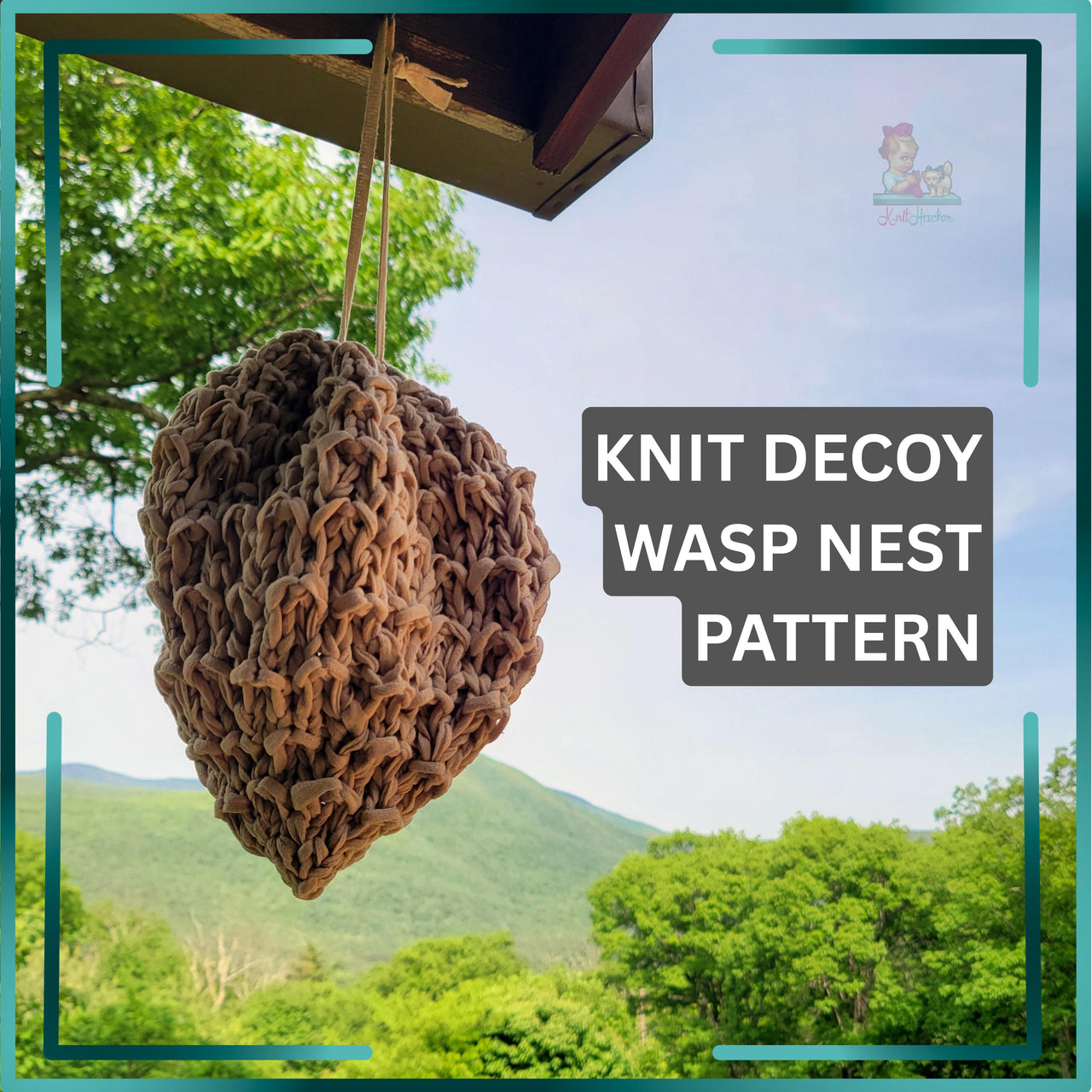 Decoy Wasp Nest For Knitters