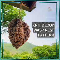 Decoy Wasp Nest For Knitters