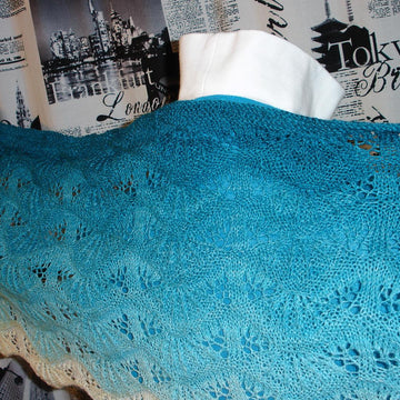 Sea Waves Lace Shawlette