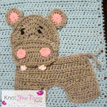 Hippo Applique