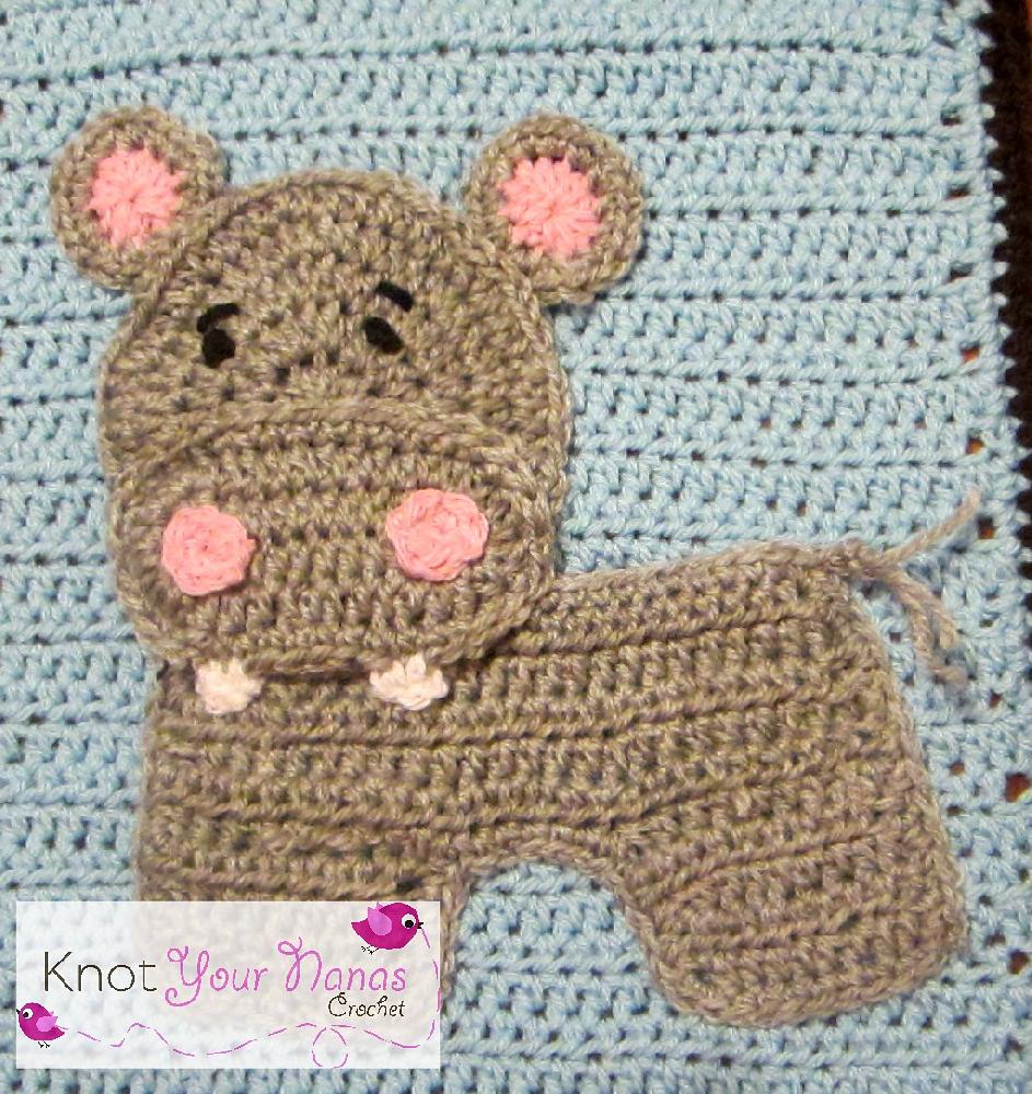 Hippo Applique