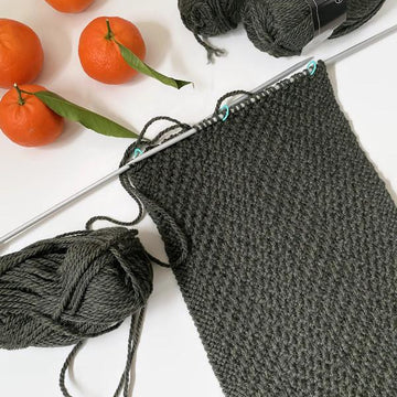 UNISEX ZIG ZAG Olive Scarf