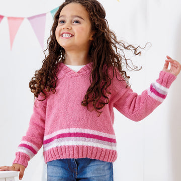 Bo Peep Happy Days Hooded Sweater in West Yorkshire Spinners - DBP0126 - Downloadable PDF