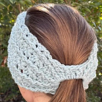Rib Twist Ponytail Ear Warmers