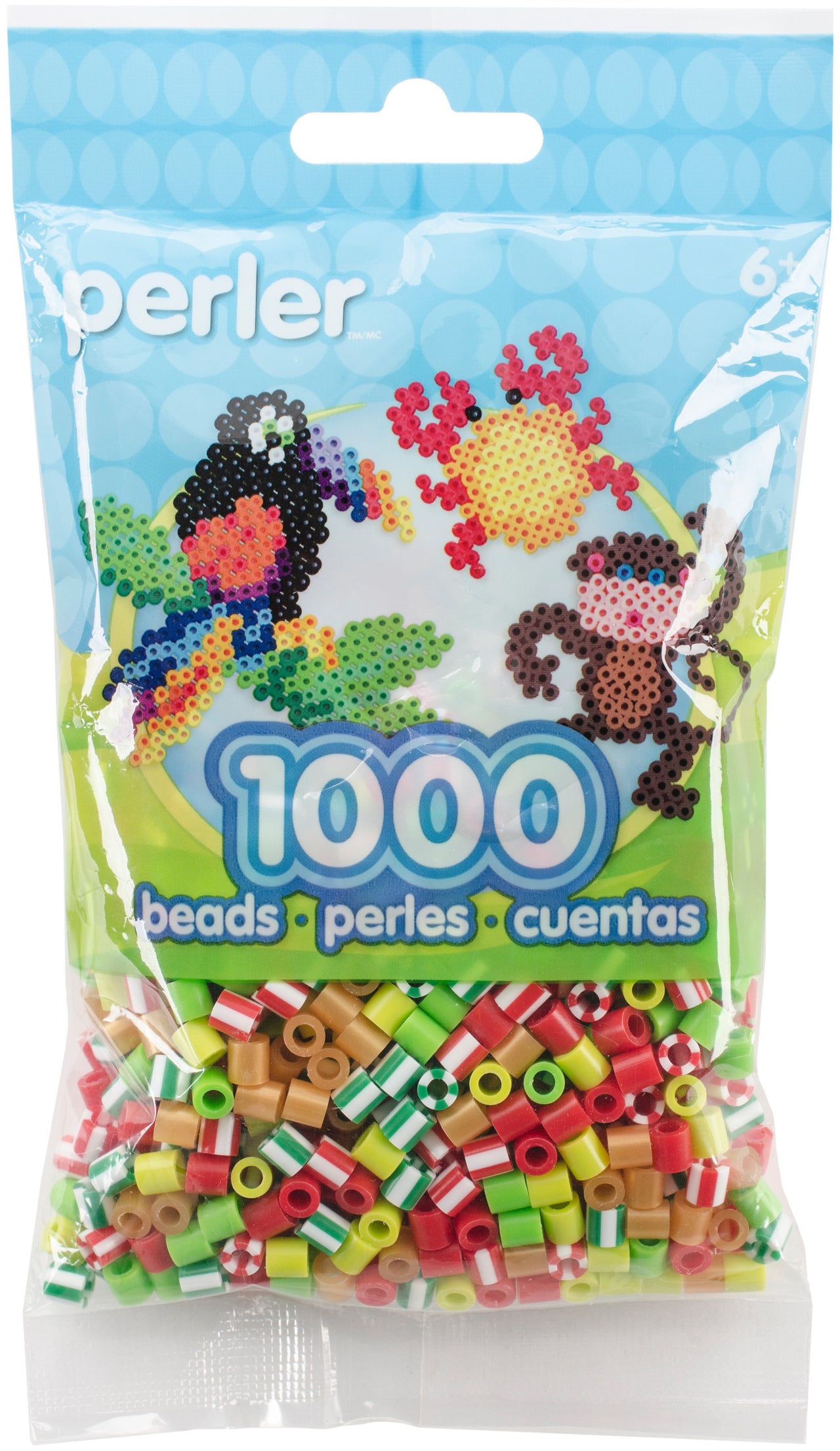 Perler Beads 1,000/Pkg - Mistletoe