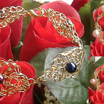 Wire Leaf Bracelet Pattern