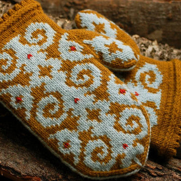 Flocked Mittens