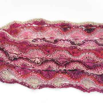Flowery Infinity Scarf