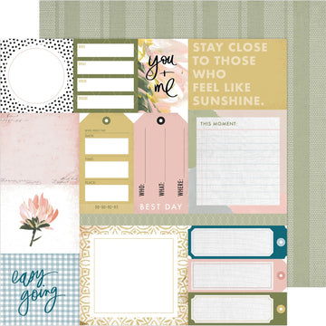 American Crafts Heidi Swapp Storyline Chapters Double-Sided Cardstock 12" 25/Pkg - Everyday