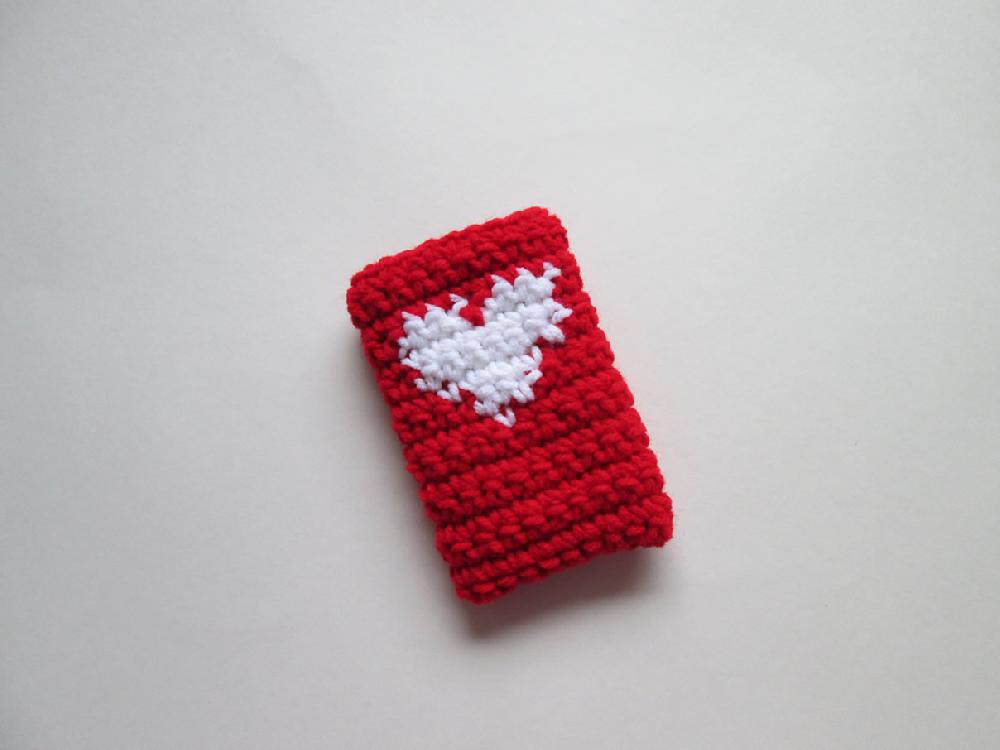 Stitch Red Smartphone Cover (Crochet Version)