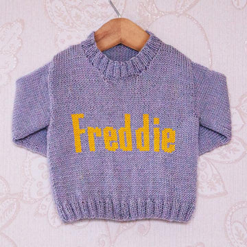 Intarsia - Freddie Moniker Chart - Childrens Sweater