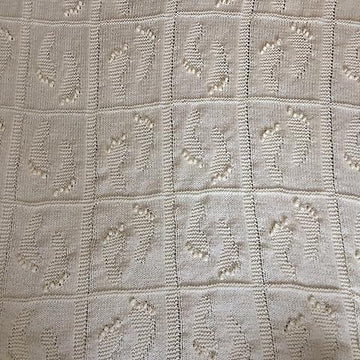 Baby Footprints Blanket