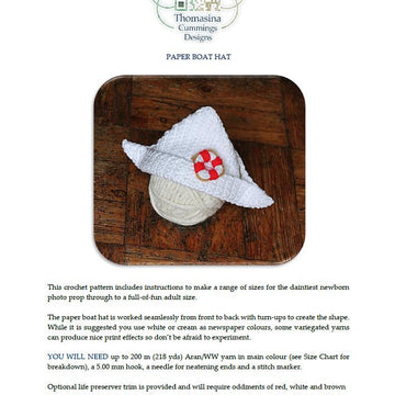 Paper Boat Hat