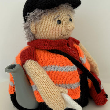 Postman Pete tea cosy