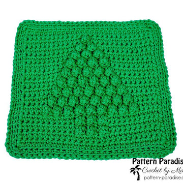 Christmas Tree Dishcloth