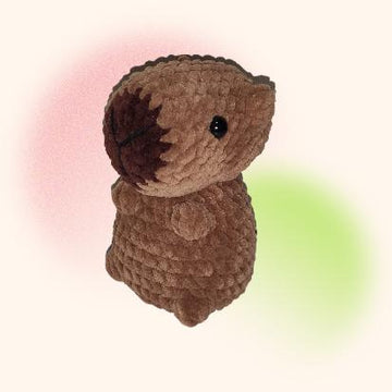 Capybara plush pattern, capybara plush, plushie patterns, baby crochet pattern