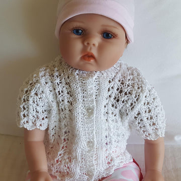 Justine - Long or short sleeve lace cardigan