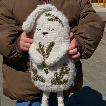 Big Curly Bunny toy