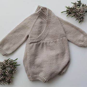 Ivory Baby Romper | 0-24 months