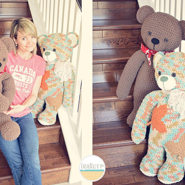 John the Canadian Bear Amigurumi