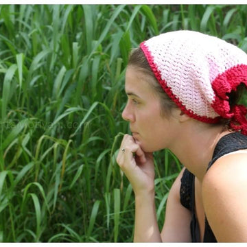 Mumtaz Crochet Triangle Head Scarf Pattern Bandana Designer